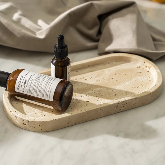 Travertine Display Tray