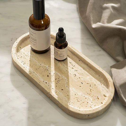 Travertine Display Tray