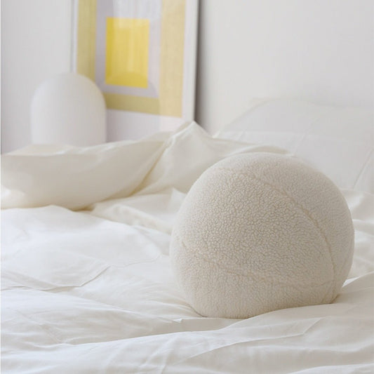 Bouclé Ball Cushion - Vanilla Shadows
