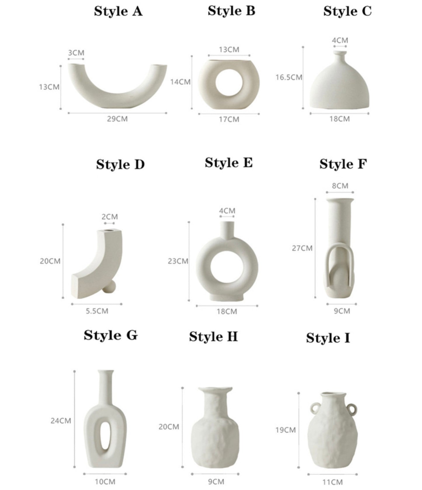 Nordic Sculptural Vase Collection