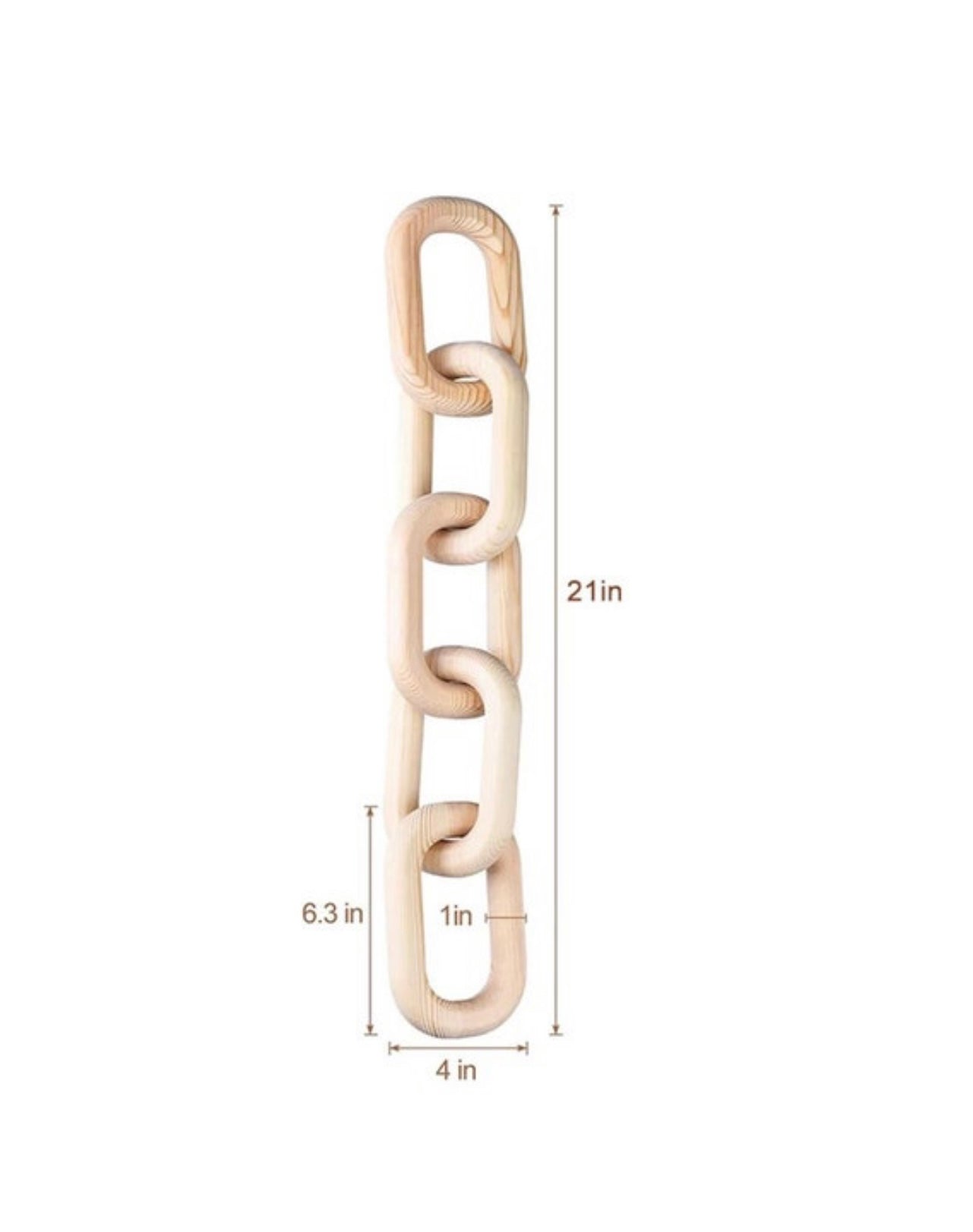 Sculptural Wood Link Object