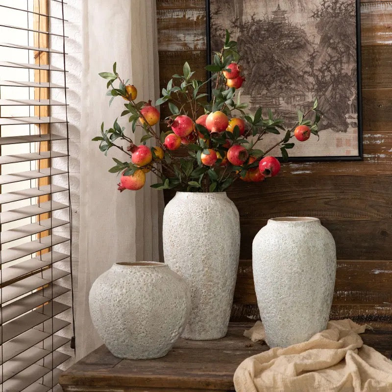 Rustic Artisan Ceramic Vase